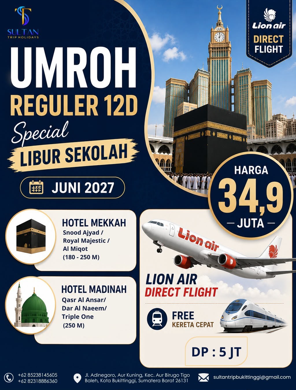 UMROH REGULER SPECIAL LIBUR SEKOLAH